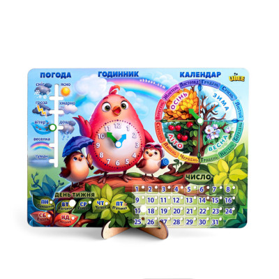 Розвиваюча гра Календар - 2 "Пташка" Ubumblebees (ПСФ029-УКР) PSF029-UKR Укр