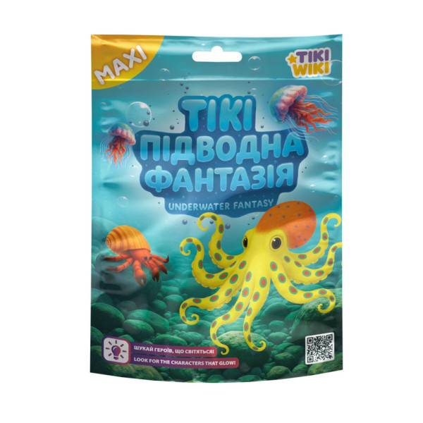 Стретч-іграшка Підводна фантазія Tiki Wiki SQ009 серії Maxi у вигляді тварини Стретч-іграшка Підводна фантазія Tiki Wiki SQ009 серії Maxi у вигляді тварини