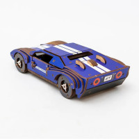 Дерев’яний 3D конструктор Fast car Gt Puz-26915 164 деталі Дерев’яний 3D конструктор Fast car Gt Puz-26915 164 деталі