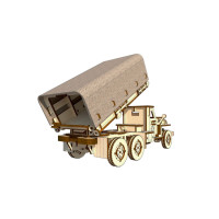 Дерев'яний конструктор "Військова вантажівка STUDEBAKER" OPZ-003, 176 деталей