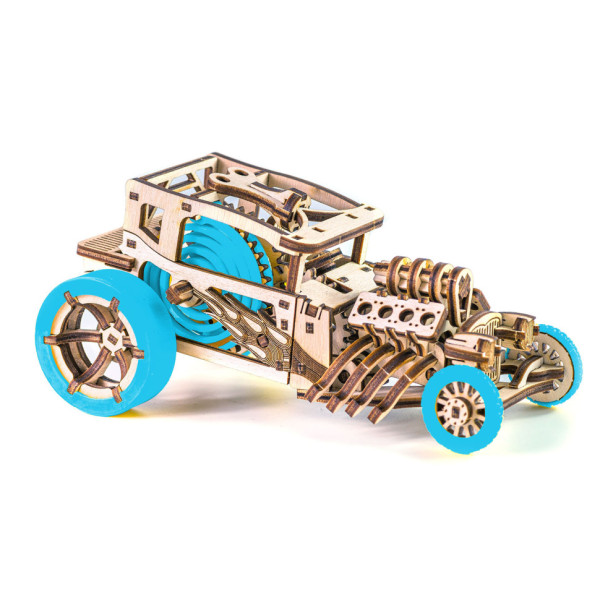Деревяний конструктор "Hot Rod" Time for Machine T4M380303 Синій