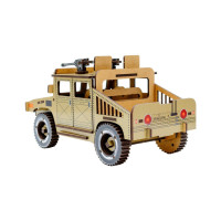 Деревяний 3D конструктор "Humvee" Puz-00927 100 деталей