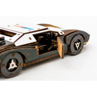 Дерев’яний 3D конструктор Fast car Gt Puz-26916 164 деталі Дерев’яний 3D конструктор Fast car Gt Puz-26916 164 деталі