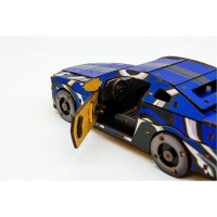 Дерев'яний 3D конструктор Mustang GT Puz-00642 162 деталей