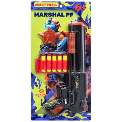 Іграшковий дробовик "Marshal" Golden Gun 915GG з мякими кулями