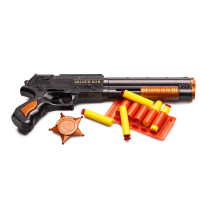 Іграшковий дробовик "Marshal" Golden Gun 915GG з мякими кулями Іграшковий дробовик "Marshal" Golden Gun 915GG з мякими кулями