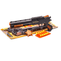 Іграшковий дробовик "Marshal" Golden Gun 915GG з мякими кулями Іграшковий дробовик "Marshal" Golden Gun 915GG з мякими кулями