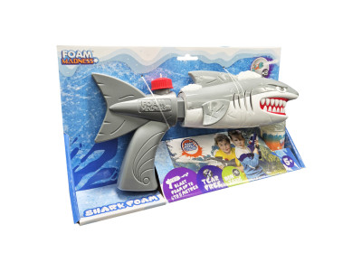 Водний пістолет Shark Foam F9101(Grey) стріляє піною дальність 4-5 метрів Водний пістолет Shark Foam F9101(Grey) стріляє піною дальність 4-5 метрів