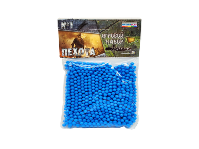 Пластикові кульки (кульки) для дитячої зброї 1-153 6 мм 500 шт Блакитний