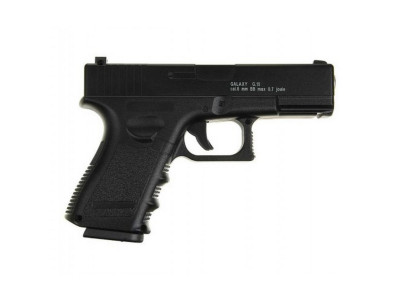 Іграшковий пістолет на кульках "Glock 17" Galaxy G15 метал чорний Іграшковий пістолет на кульках "Glock 17" Galaxy G15 метал чорний