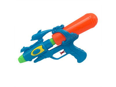 Дитячий водяний пістолет MR 0293(Blue-Orange) розмір середній 27 см Дитячий водяний пістолет MR 0293(Blue-Orange) розмір середній 27 см
