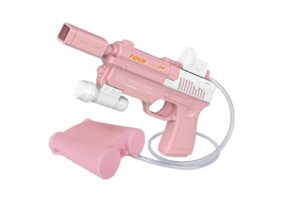 Водяний пістолет Water Gun W-Y10 на акумуляторі Рожевий