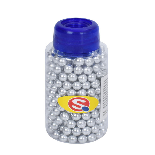 Кульки для дитячої зброї SQU-047(Silver) пластик 6 мм 320 шт