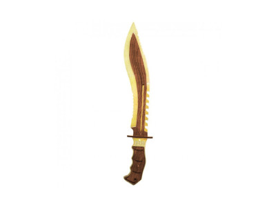 Сувенірний дерев'яний ніж "SO-2 КУКРІ GOLD" Сувенір-Декор SO2KU-G