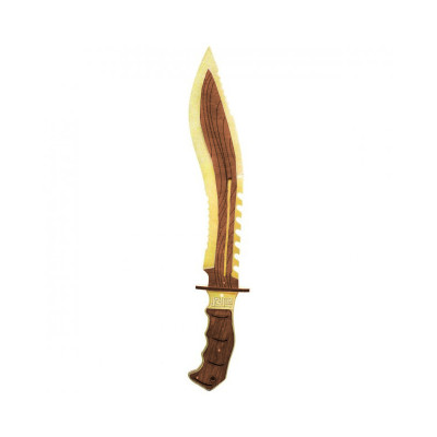 Сувенірний дерев'яний ніж "SO-2 КУКРІ GOLD" Сувенір-Декор SO2KU-G