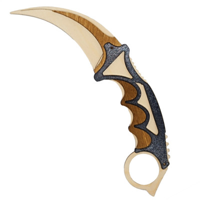 Сувенірний деревяний ніж "Керамбіт" KAR-W