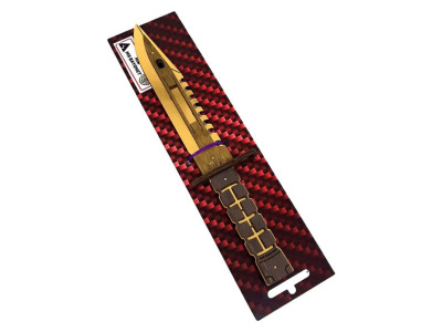 Сувенірний деревяний ніж "SO-2 M-9 BAYONET GOLD" SO2M9-G