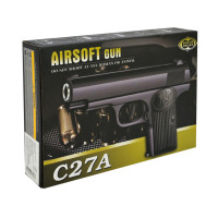 Дитячий ігровий Пістолет C27A метал/пластик стріляє кульками 6 мм