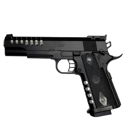 Дитячий іграшковий пістолет на кульках M688 чорний Дитячий іграшковий пістолет на кульках M688 чорний