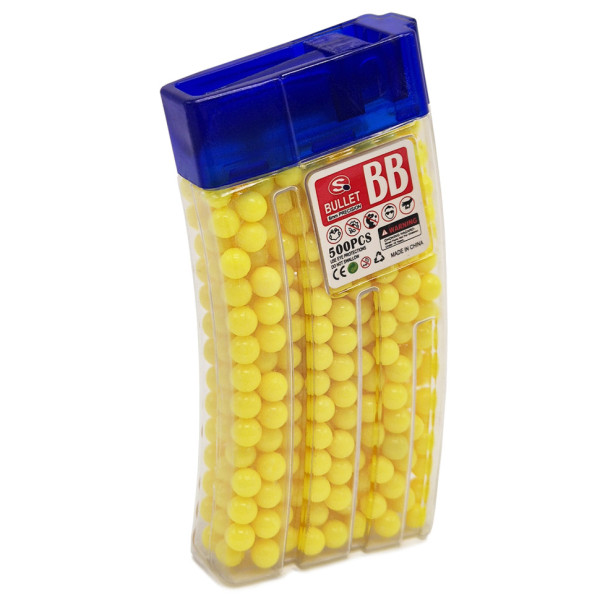 Кульки для дитячої зброї TD2023133(Yellow) пластик 6 мм 500 шт