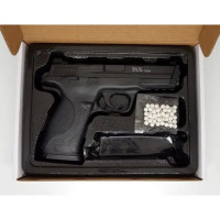 Дитячий пістолет на кульках "Smith&Whesson MP40" Galaxy G51 метал чорний