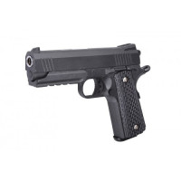 Страйкбольний пістолет "Colt 1911 Rail" Galaxy G25 метал чорний Страйкбольний пістолет "Colt 1911 Rail" Galaxy G25 метал чорний