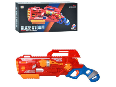 Дитячий Бластер пистолет "Blaze Storm" 7067 м'які кульки 20 штук
