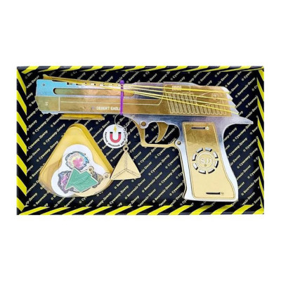 Зібрана модель Резинкостріл "DESERT EAGLE" DE-G-B GOLD