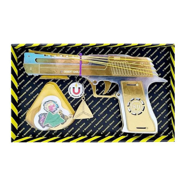 Зібрана модель Резинкостріл "DESERT EAGLE" DE-G-B GOLD