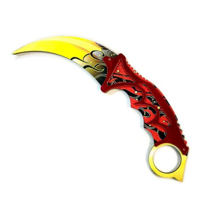 Сувенірний деревяний ніж "КЕРАМБІТ VERMILION" KAR-VE