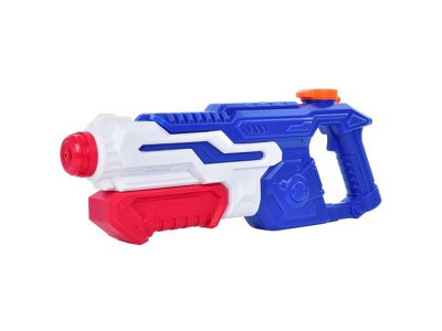Водяний бластер дитячий MR0505(Light-Blue) помпа 375 см Синій