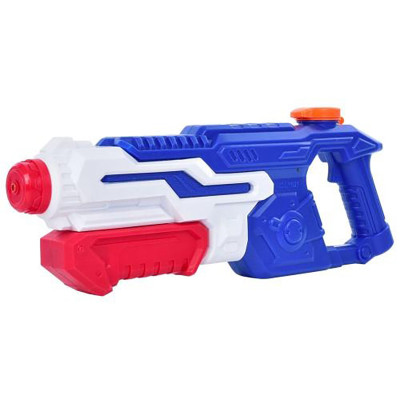 Водяний бластер дитячий MR0505(Light-Blue) помпа 375 см Синій