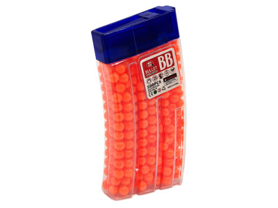 Кульки для дитячої зброї TD2023133(Orange) пластик 6 мм 500 шт