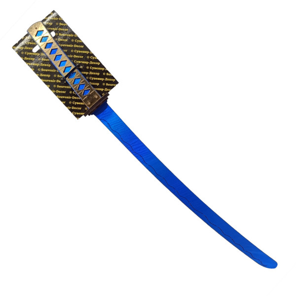 Деревяний сувенірний меч «КАТАНА міні BLUE» KT45-B