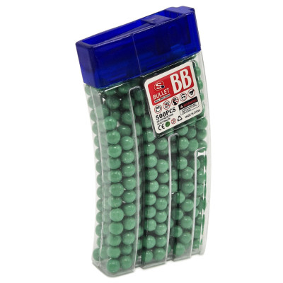 Кульки для дитячої зброї TD2023133(Green) пластик 6 мм 500 шт