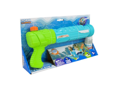 Водний пістолет Foam Gun F9106(Green) стріляє піною дальність 3-4 метри