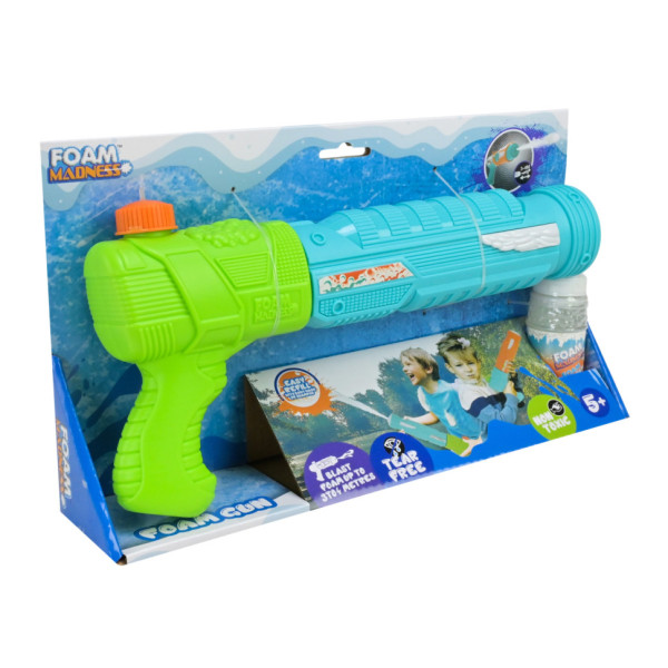 Водний пістолет Foam Gun F9106(Green) стріляє піною дальність 3-4 метри