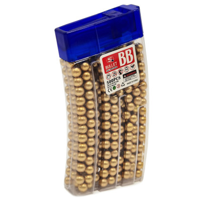 Кульки для дитячої зброї TD2023133(Gold) пластик 6 мм 500 шт
