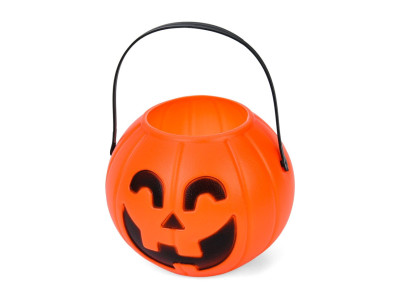 Аксесуар для свята Кошик-гарбуз Halloween MK 5749-1 у пакеті 9x12x12 см