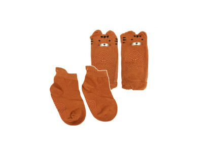 Дитячий набір наколінники і шкарпетки "Тигр" MGZ-0649(Orange)