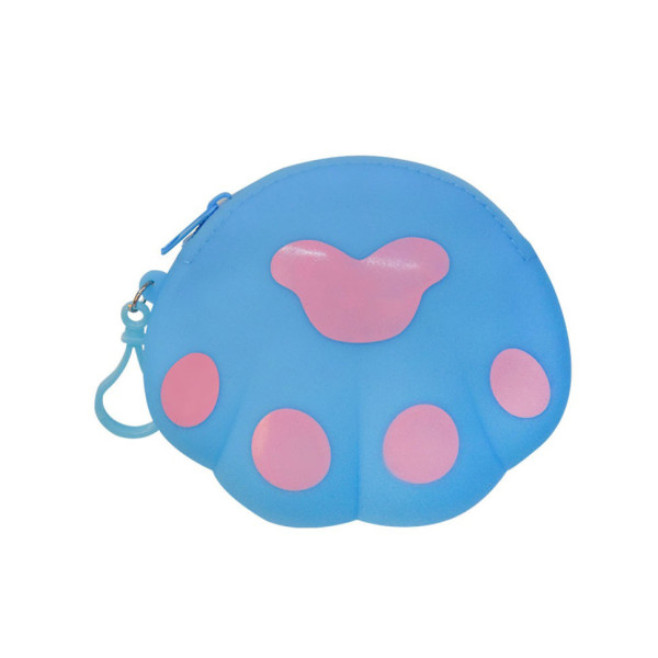 Дитячий гаманець-брелок "Лапка" C44413 14 х 12 х 2 см Синій