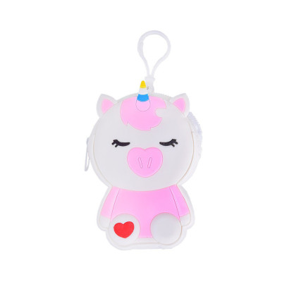 Дитячий гаманець-брелок "Єдиноріг" C44408 8 х 11 х 3 см Білий