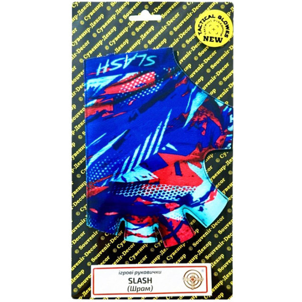 Ігрові рукавички "SLASH" GLO-Sl принт Шрам із STANDOFF 2