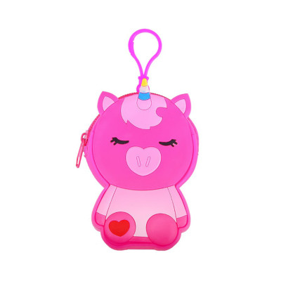 Дитячий гаманець-брелок "Єдиноріг" C44408 8 х 11 х 3 см Рожевий