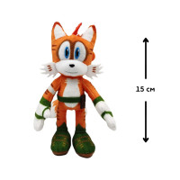 Мяка іграшка на кліпсі Тейлз SONIC PRIME SON7004C 15 см