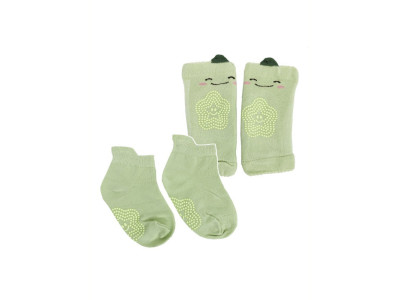 Дитячий набір наколінники і шкарпетки "Огірок" MGZ-0649(Green)