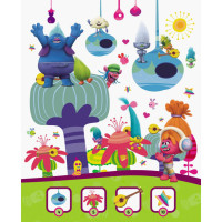 Книжка-віммельбух "1001 річ що сховалася" 896001 серія "Тролі" 20 сторінок