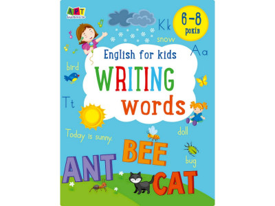 Навчальний зошит "English for kids : Writing words" 20906 англійські слова