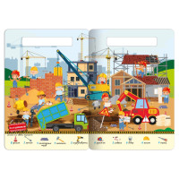 Дитяча багаторазова книжка-гра "Шукай-знаходь Техніка довкола нас" НТ-36-3