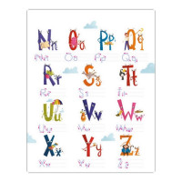 Навчальний зошит English for kids: My Funny ABC Sticker Book 20904 з наклейками Навчальний зошит English for kids: My Funny ABC Sticker Book 20904 з наклейками